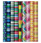 Geschenkpapier 33046-252227, 10 verschiedene Motiv, 70cm x 5m, bunt