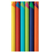 Geschenkpapier  2-Color 33753 838107, Frühjahr, 70cm x 2m, sort./gelb/rot/türkis/hellgrün/blau/orange