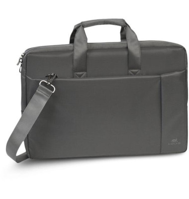 Laptoptasche Central 8251 Kunstfaser grau