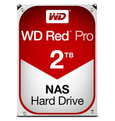 interne Festplatte Red Pro WD2002FFSX, schwarz/silber, 3,5 Zoll (8,89cm), 2 TB, HDD