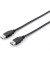 Equip USB Kabel 3.0 A -  A St/Bu 3.00m schwarz Polybeutel