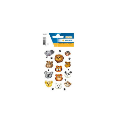 HERMA Sticker MAGIC Tiergesichter Stone
