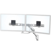WAH Ergotron bis 32 2TFT 2Gelenke silber-weiß Max.15,8KG