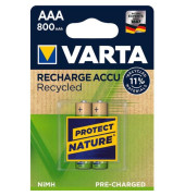 Akku RECHARGE Recycled AAA HR03 800mAh 2St.