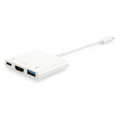 Equip Adapter USB-C -  HDMI,USB3.0,PD 4K30Hz 0.15m ws