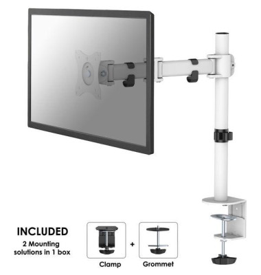 Neomounts Select TIS 10-30 1TFT 1 Gelenk weiß Max.8KG