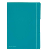 Notizbuch 50015986, my.book flex, blau, A4, liniert+kariert, 80g, 80 Blatt / 160 Seiten