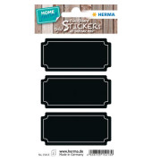 Tafeletiketten Schilder schwarz 6St.