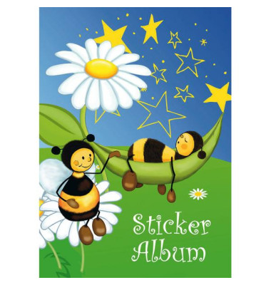 HERMA Sticker Sammelalbum für Kids Bienenwiese A5