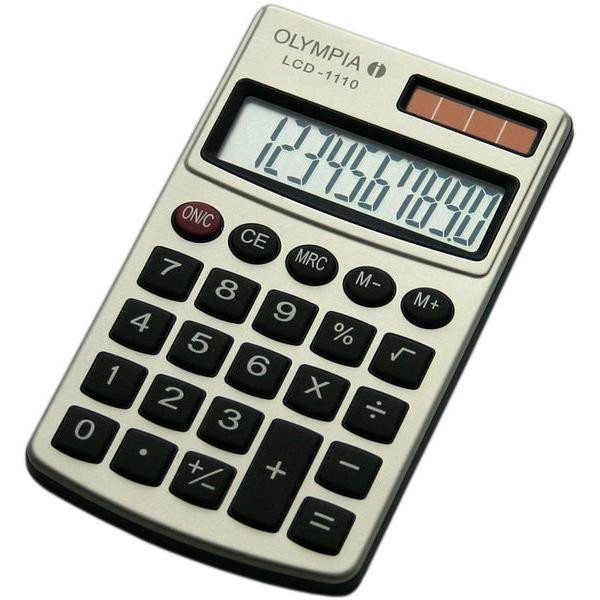 4030152190003 - 941901000 OLYMPIA LCD-1110 Taschenrechner silber 941901000 4030152190003