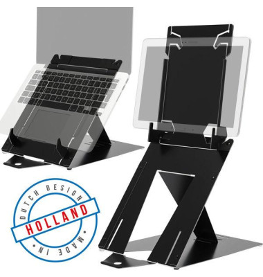 R-Go Laptop-Tabletständer 10"-22" Max.5KG schwarz retail