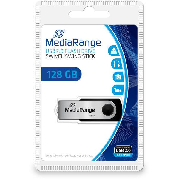 4260459613329 - MR913 Media Range MediaRange USB-Stick 128GB USB 20 swivel swing MR913 4260459613329