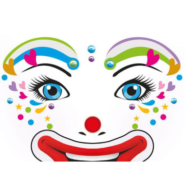 HERMA Face Art Sticker Clown Lotta