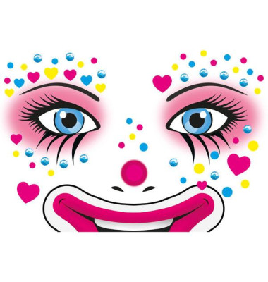 HERMA Face Art Sticker Clown Annie