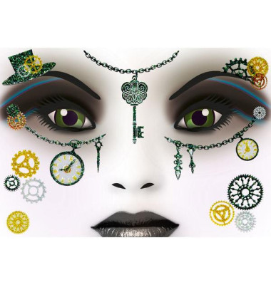 HERMA Face Art Sticker Steampunk Amelia