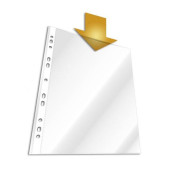 Prospekthüllen Premium 267819, A4 glasklar glatt, oben offen