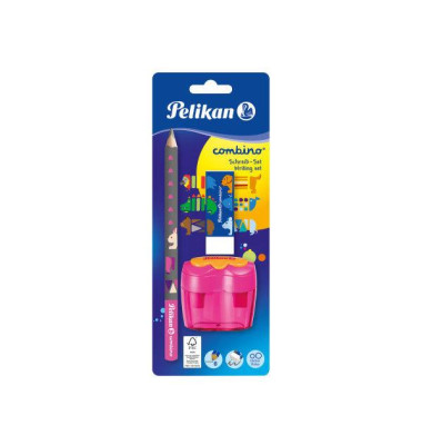 Schreibgeräteset Combino, 811217, pink oder blau, k.A., B