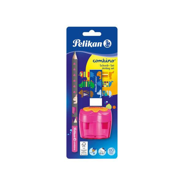 5 Stück Pelikan Schreibgeräteset Schreiblern Set Combino, 811217, pink oder blau, B 4012700811219 Pelikan