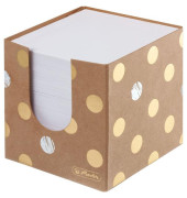 Zettelbox 50021819, 90x90mm, inkl. 700 Notizzettel, Motiv Pure Glam, Polypropylen