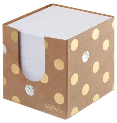 Zettelbox 50021819, 90x90mm, inkl. 700 Notizzettel, Motiv Pure Glam, Polypropylen