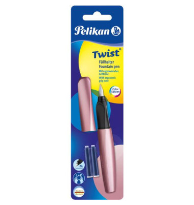 Füllhalter Twist P457 M Girly Rose +2TP Blister