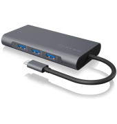 Dockingstation IcyBox USB-C -  USB3.0HDMIVGALANSDmSD