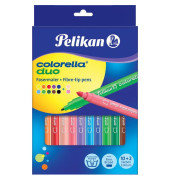 Fasermaler Colorella Duo dick+dünn C407/12ifte