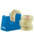 tesafilm Tischabroller Smart blau + 4 Rollen