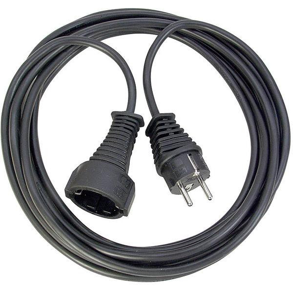 4007123000326 - 5 schwarz Kabel und Adapter -Strom- Verl-Kabel 10m H05 VV-F3G15 schwarz 1165460 4007123000326