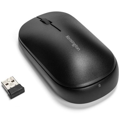 Kensington Maus SureTrack,mit Bluetooth&Nano-USB-Empf.schw.