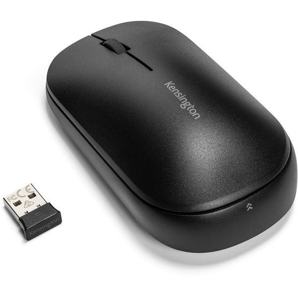 0085896752981 - SureTrack Dual Kabellose Ergonomische Maus K75298WW Optisch Für Rechts- und Linkshänder Bluetooth USB-A Nano-Empfänger Schwarz