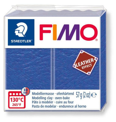 FIMO Mod.masse Fimo leather effect indig