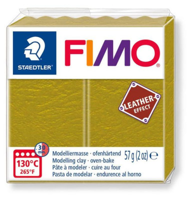 FIMO Mod.masse Fimo leather effect olive