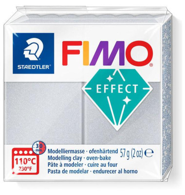 FIMO Mod.masse Fimo effect silber pearl