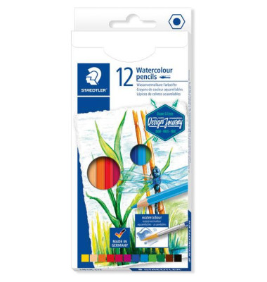 STAEDTLER Farbstift aquarell 12ST