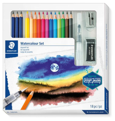 STAEDTLER Gemischtes Aquarell Set
