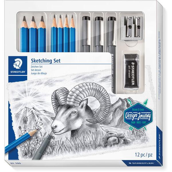 4007817066829 - 4M Industrial Development STAEDTLER Gemischtes Zeichen Set 61 100
