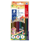 Buntstifte-Set Noris colour Promotion 10+2, 185 C12P, 12-farbig sortiert, sechskant, Packung