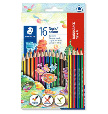 STAEDTLER Buntstift Noris colour 12+4