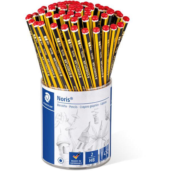 4007817131992 - Bleistift-Set Noris 120 im Köcher 120-2 KP72 Härte HB 20mm schwarz gelb 4007817131992 72 Stück