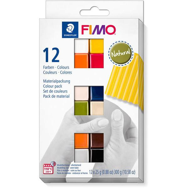 4007817053430 - STAEDTLER Modelliermasse Fimo Modeliermasse Natural Set 8023 C12-4