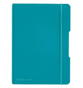 Notizbuch 50015993, my.book flex, blau, A5, kariert, 80g, 40 Blatt / 80 Seiten