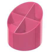 Herlitz Köcher Kunststoff rund hochglanz indonesia pink
