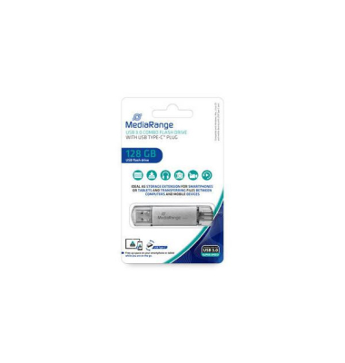 USB-Stick MR938, silber, ohne, USB 3.0, 128 GB