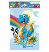 Sticker Sammelalbum für Kids Dinos A5