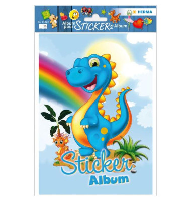 HERMA Sticker Sammelalbum für Kids Dinos A5