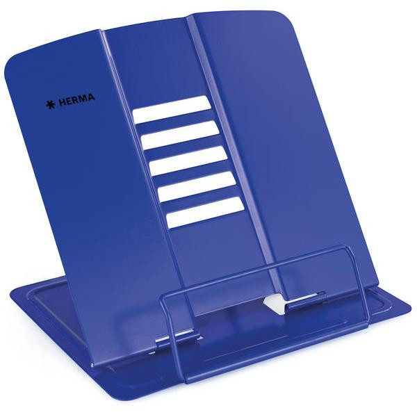 4008705199629 - HERMA Leseständer XL aus Metall blau stabiler Leseständer in XL-Größe mit Antirutschnoppen - 1 Stück (19962)