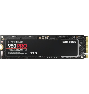interne Festplatte 980 PRO MZ-V8P2T0BW, schwarz, M.2 2280, 2 TB, SSD interne Festplatte 980 PRO MZ-V8P2T0BW, schwarz, M.2 2280, 2 TB, SSD