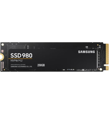 interne Festplatte 980 MZ-V8V250BW, schwarz, M.2, 250 GB, SSD interne Festplatte 980 MZ-V8V250BW, schwarz, M.2, 250 GB, SSD