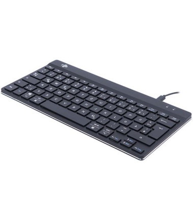 R-Go Tastatur Compact Break DE-Layout schwarz
